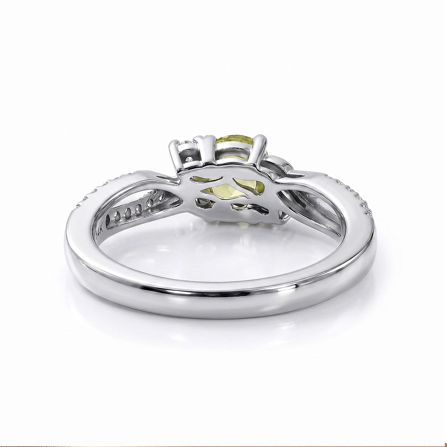 Always You Solitaire Birthstone Ring with 925 Sterling Silver