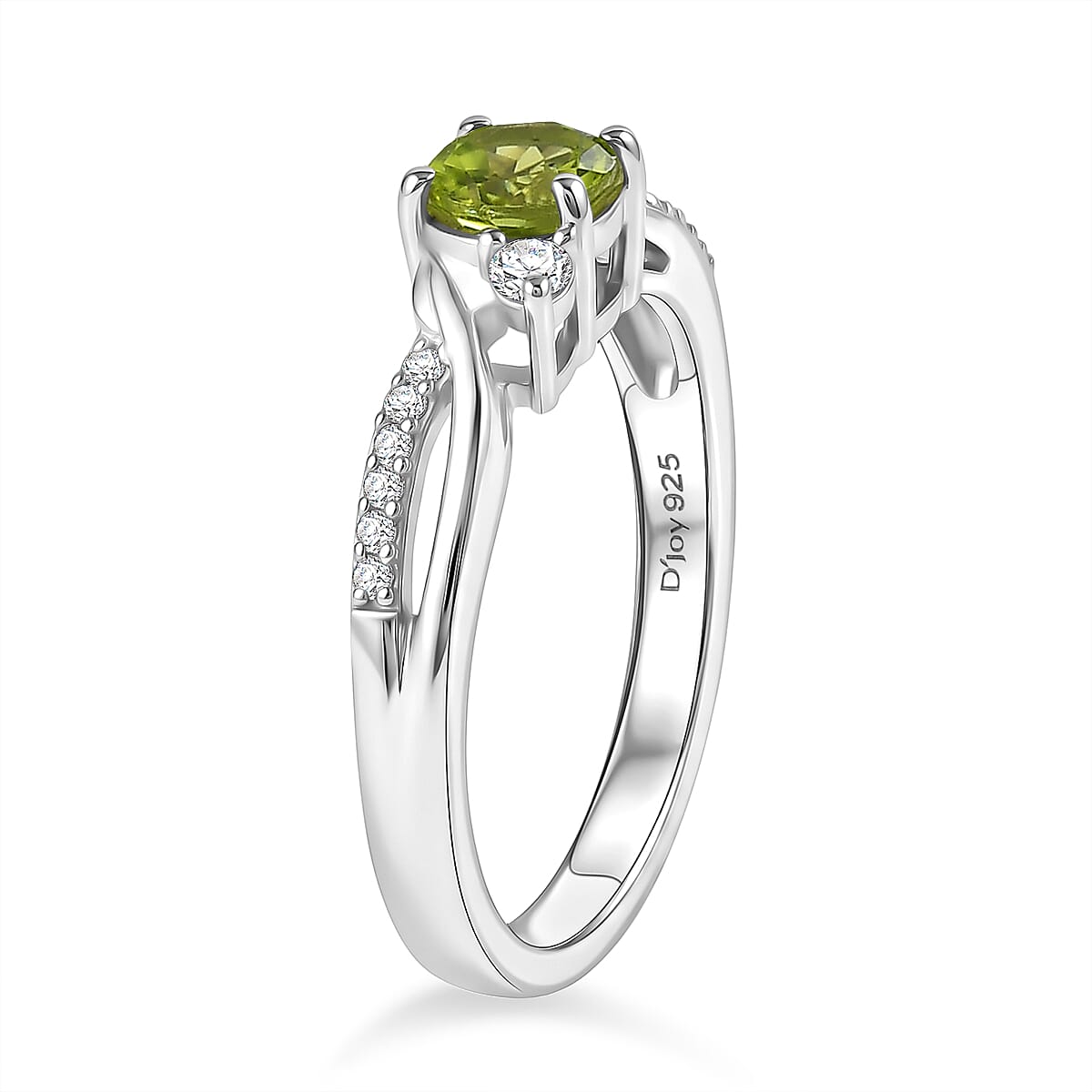 Royal Bali Collection - D'Joy Moissanite Ring in Sterling Silver