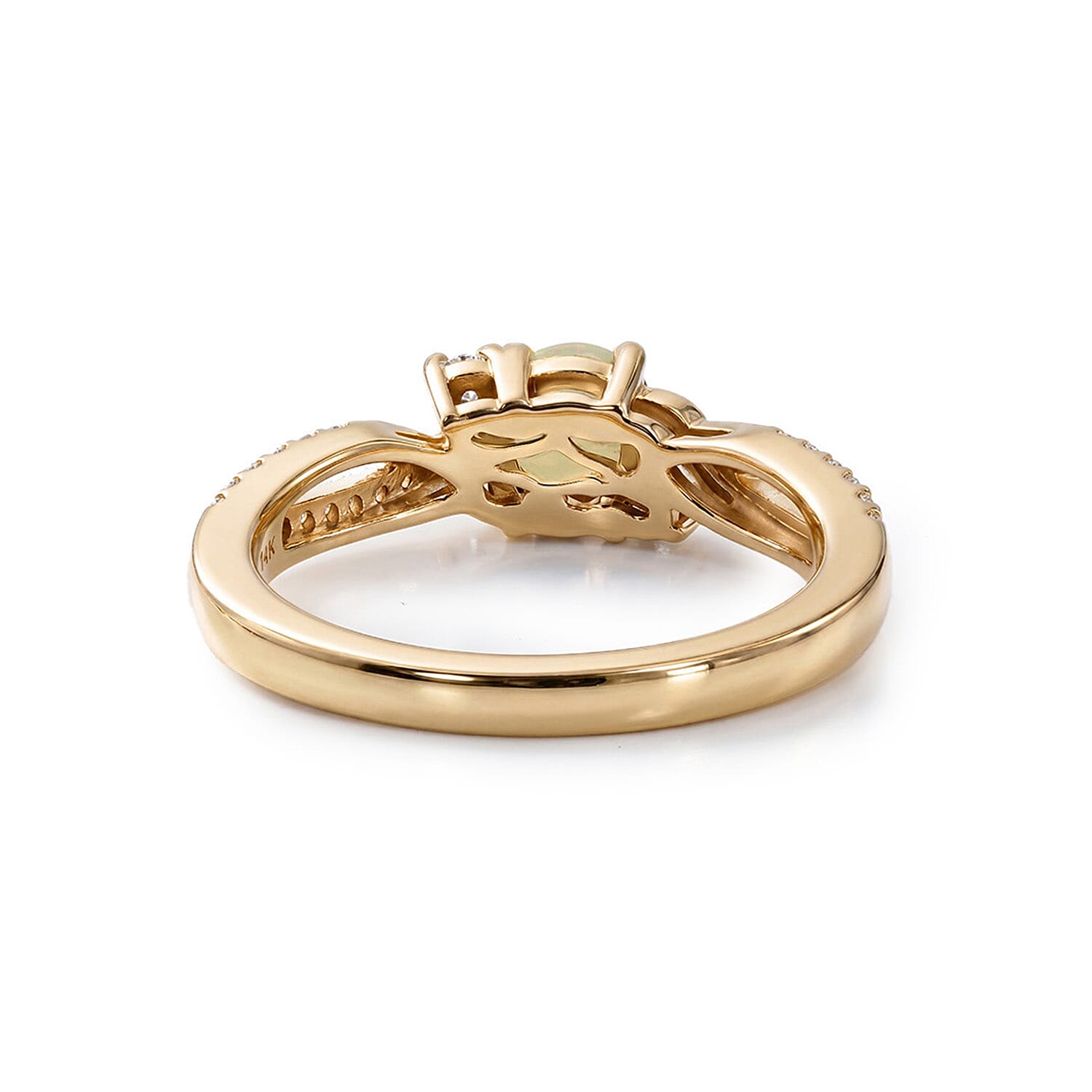 Always You Solitaire Birthstone Ring with 925 Sterling Silver