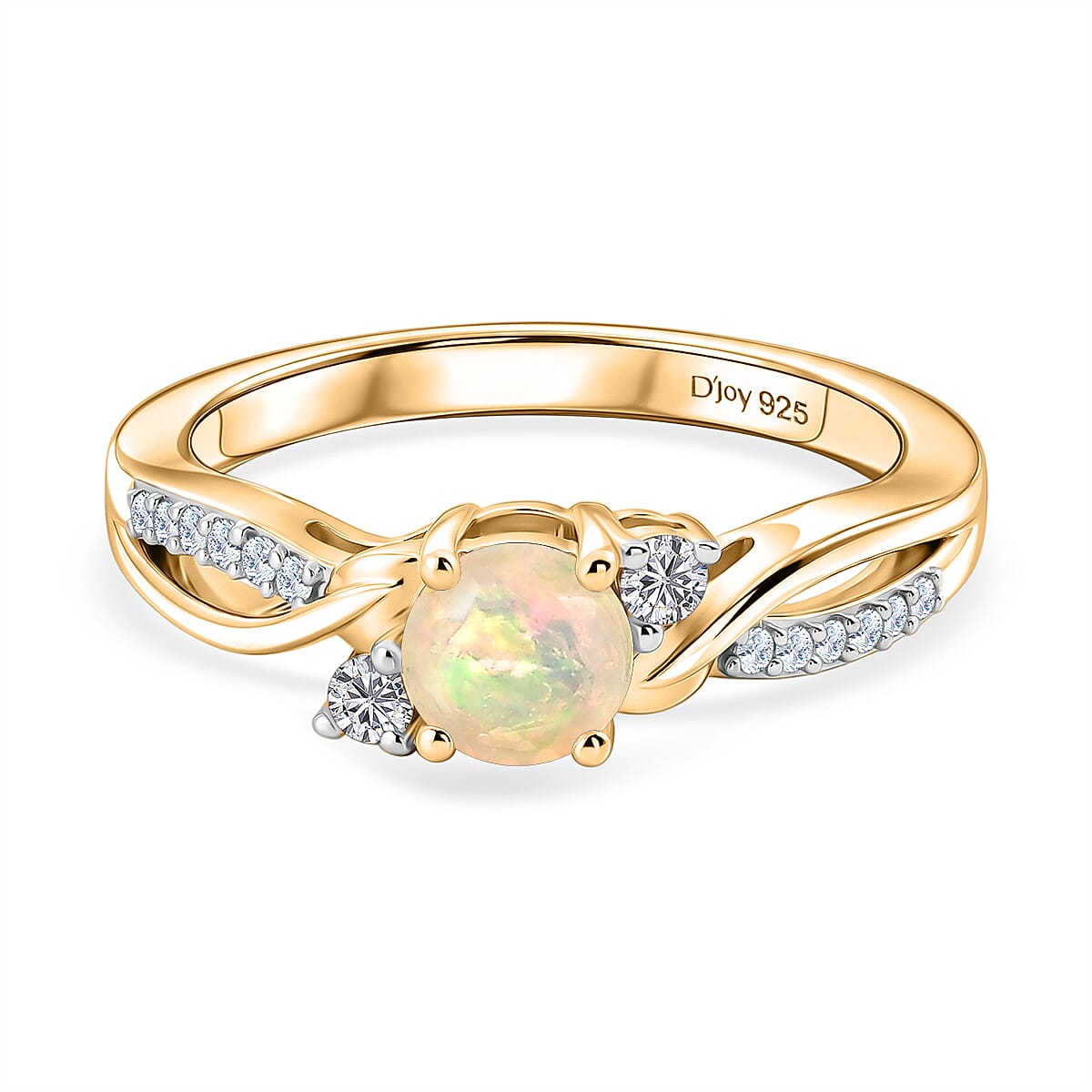 Royal Bali Collection - D'Joy Moissanite Ring in Sterling Silver