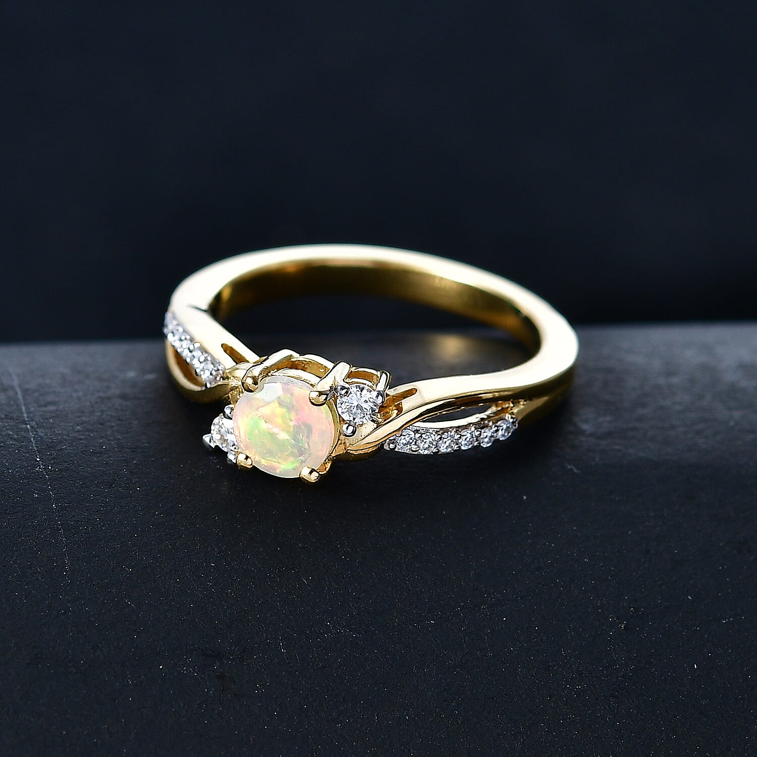 Royal Bali Collection - D'Joy Moissanite Ring in Sterling Silver