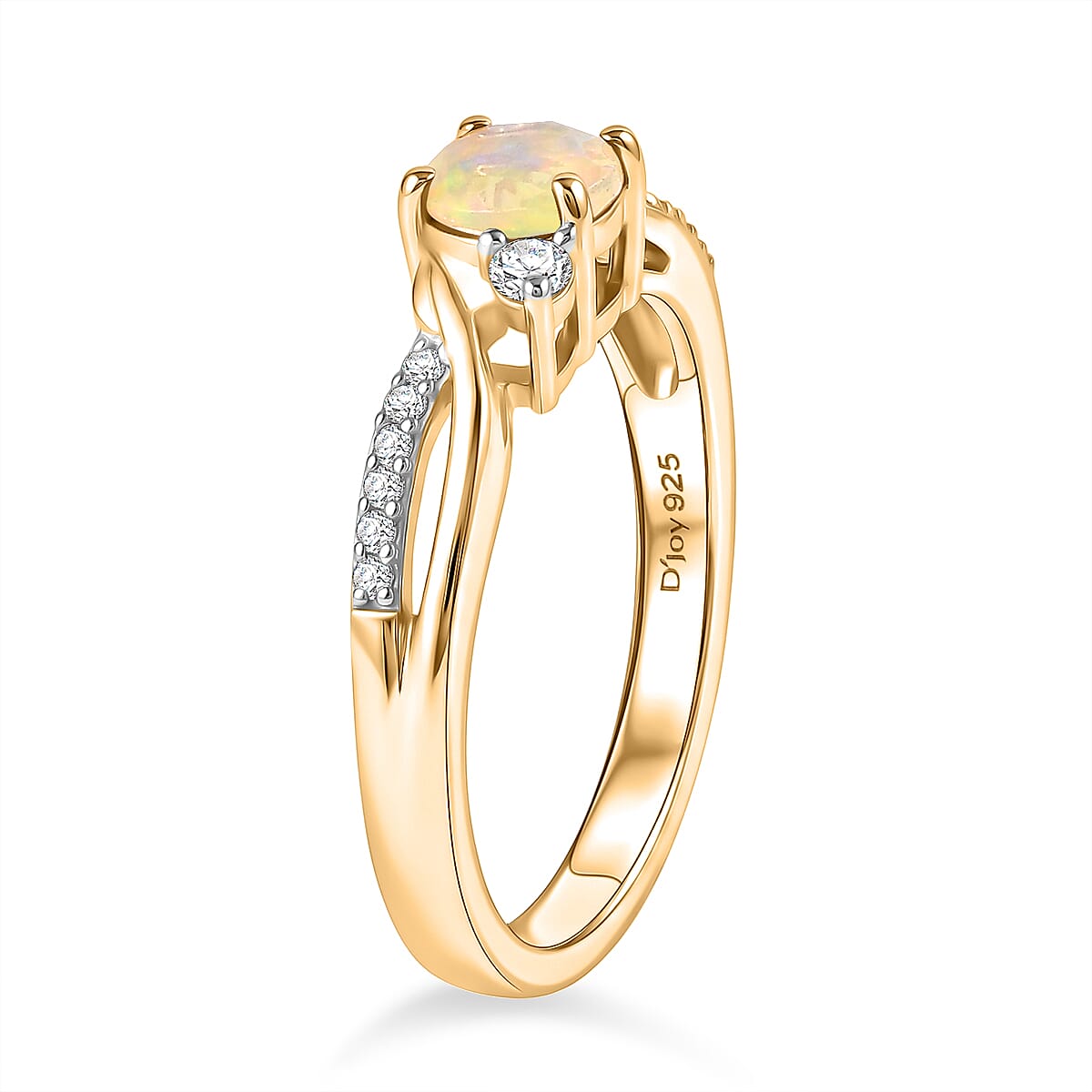 Royal Bali Collection - D'Joy Moissanite Ring in Sterling Silver