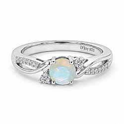 Always You Solitaire Birthstone Ring with 925 Sterling Silver
