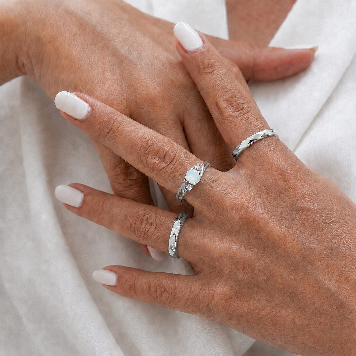 Always You Solitaire Birthstone Ring with 925 Sterling Silver