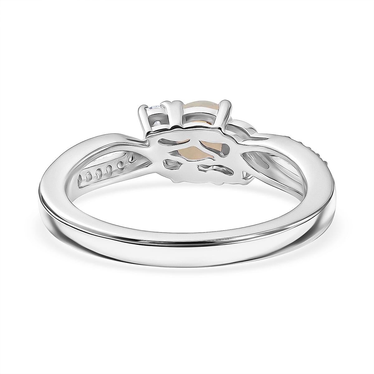 Always You Solitaire Birthstone Ring with 925 Sterling Silver