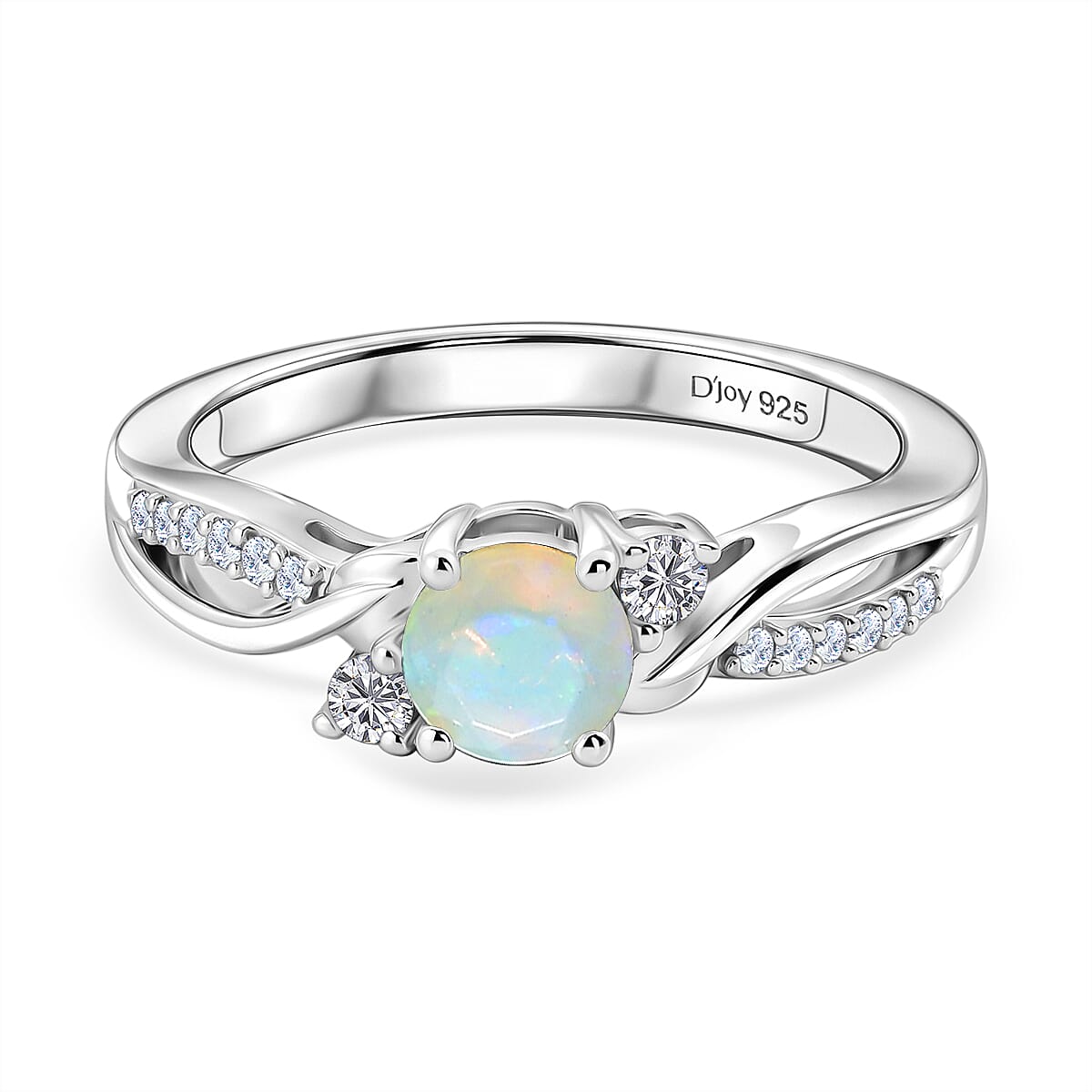 Royal Bali Collection - D'Joy Moissanite Ring in Sterling Silver