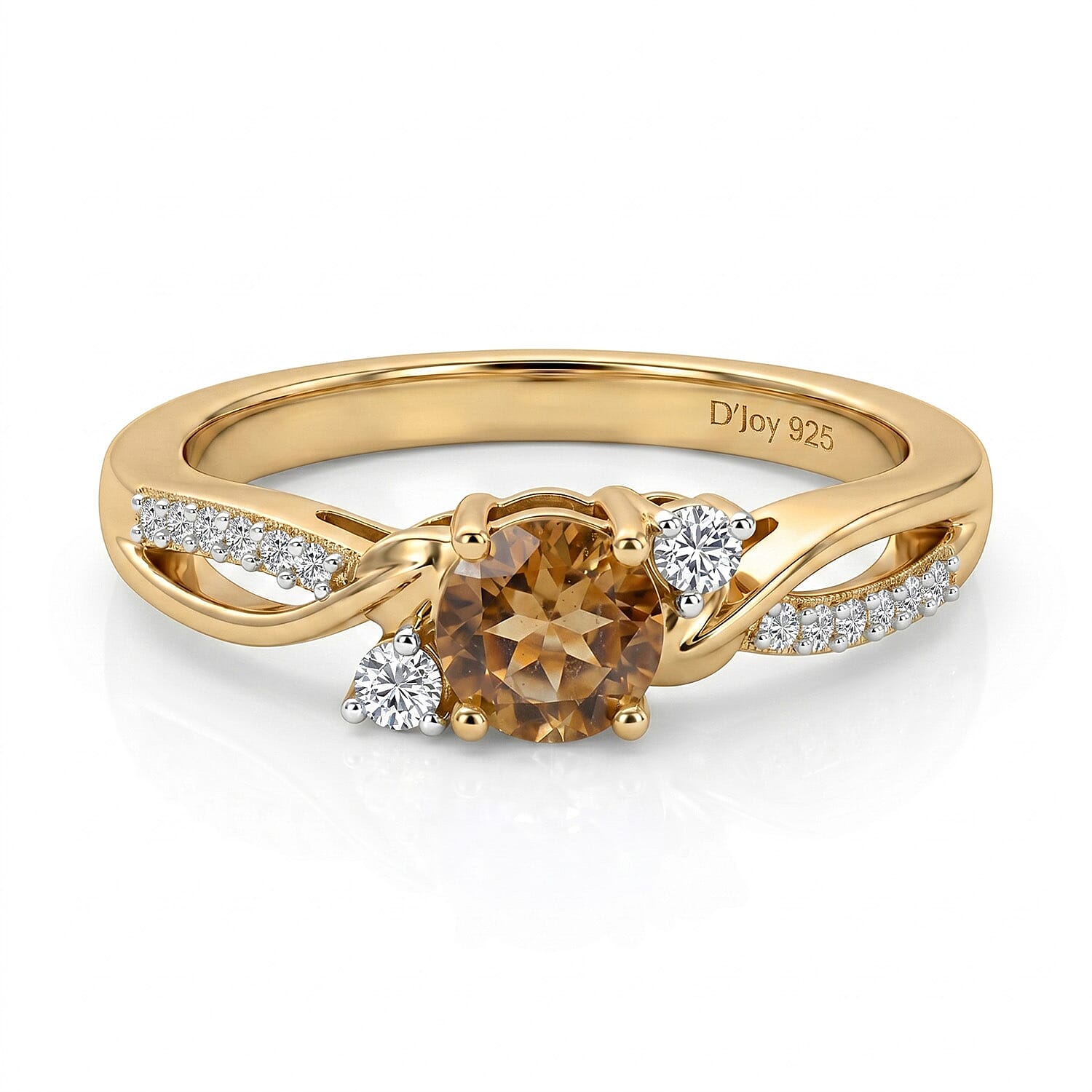 Always You Solitaire Birthstone Ring with 925 Sterling Silver