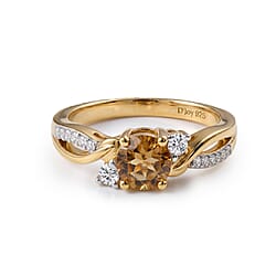 Always You Solitaire Birthstone Ring with 925 Sterling Silver