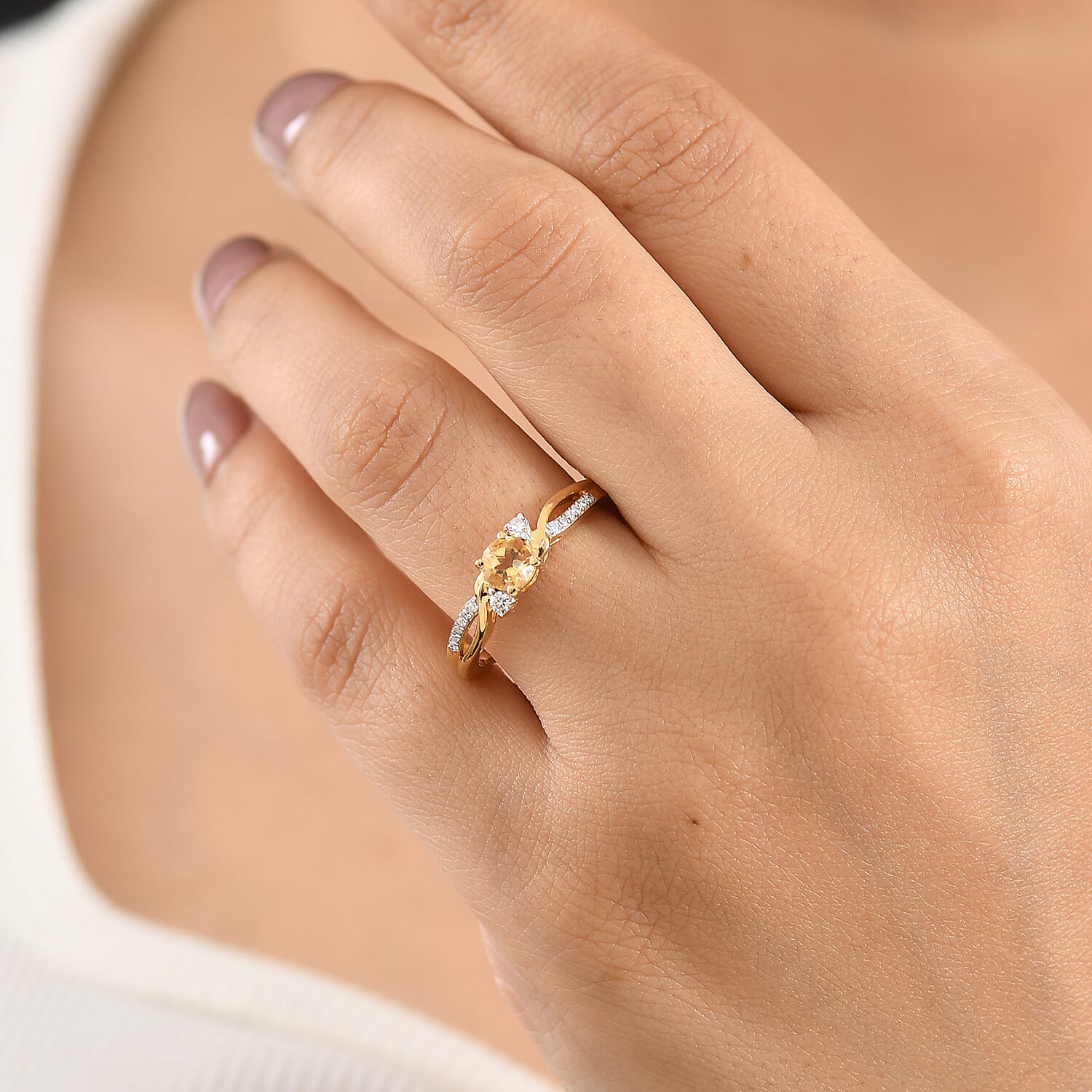 Royal Bali Collection - D'Joy Moissanite Ring in Sterling Silver