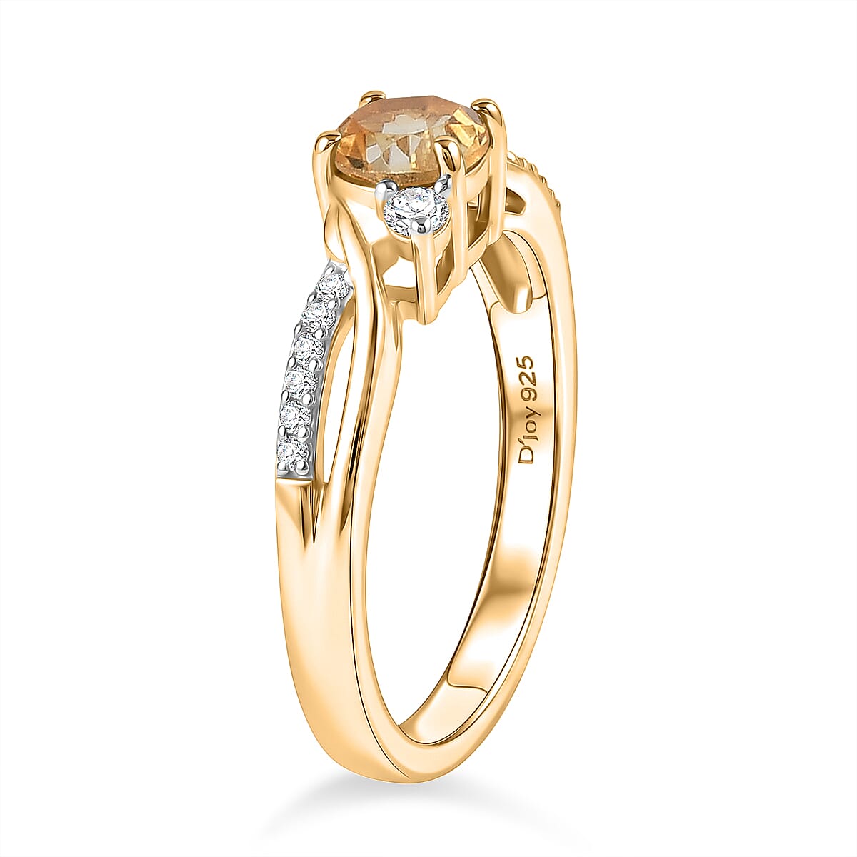 Royal Bali Collection - D'Joy Moissanite Ring in Sterling Silver