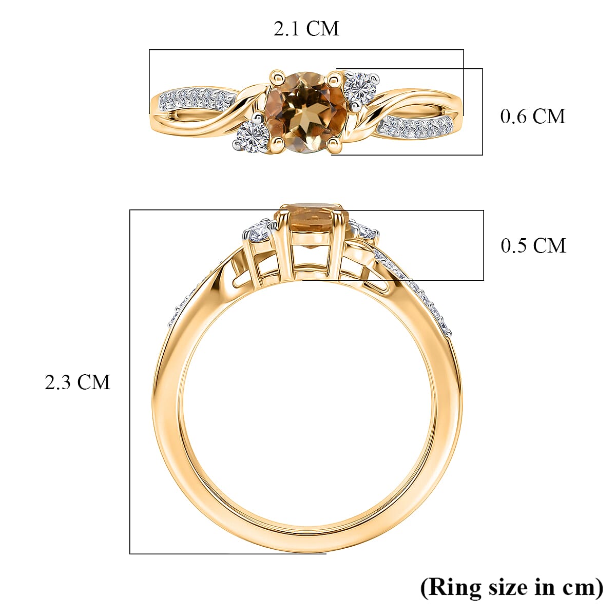 Royal Bali Collection - D'Joy Moissanite Ring in Sterling Silver