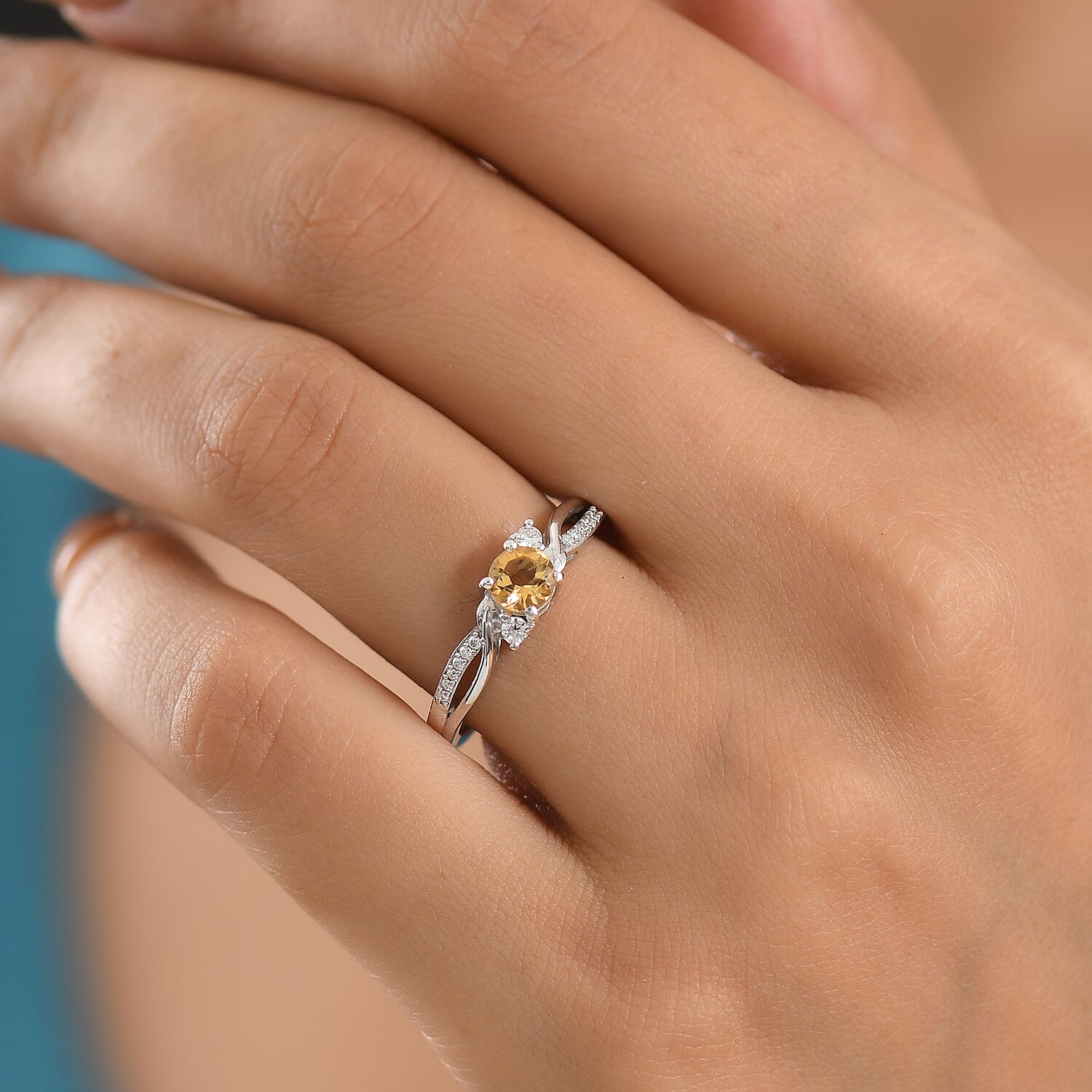 Royal Bali Collection - D'Joy Moissanite Ring in Sterling Silver