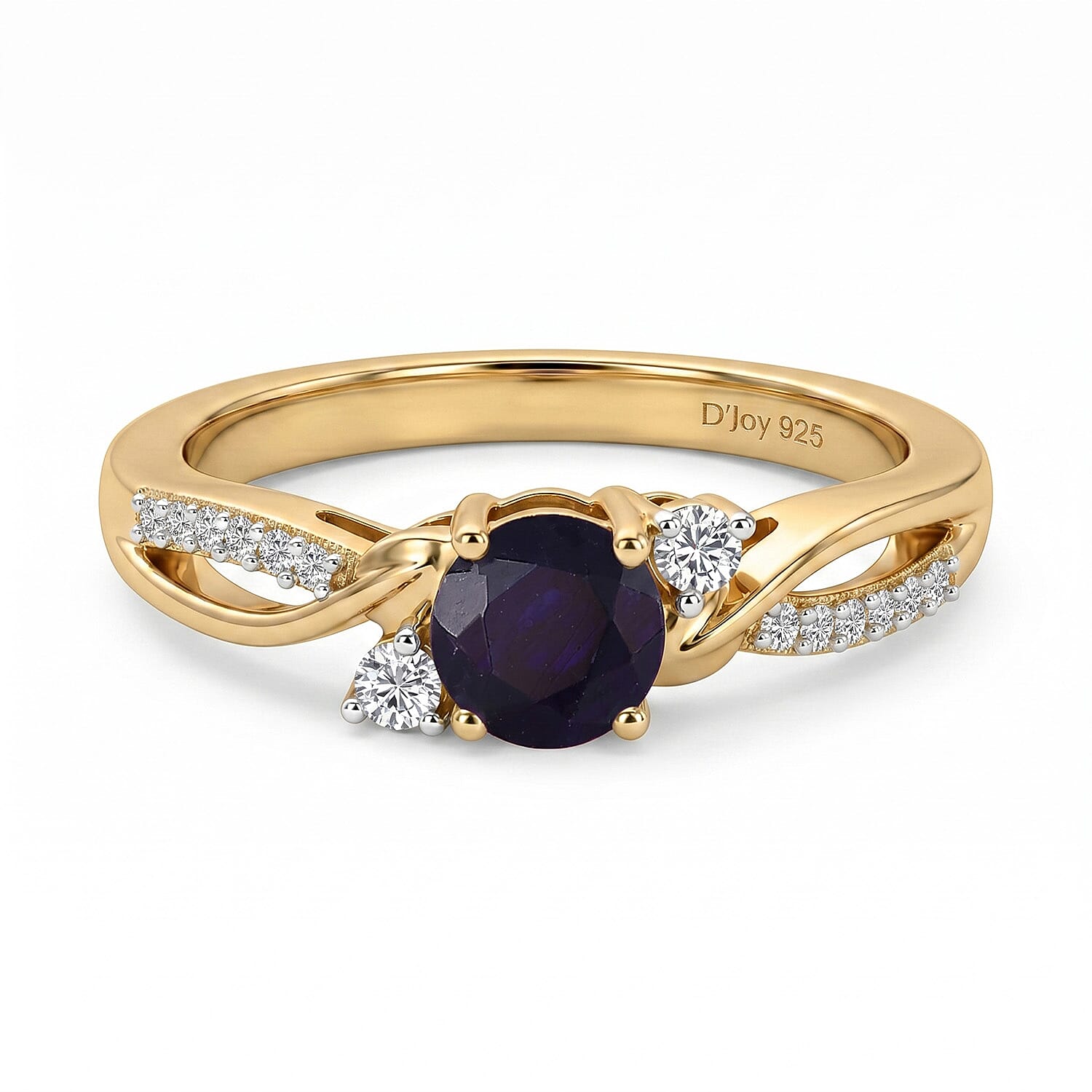 Always You Solitaire Birthstone Ring with 925 Sterling Silver