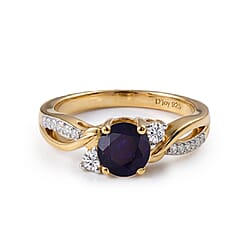 Always You Solitaire Birthstone Ring with 925 Sterling Silver