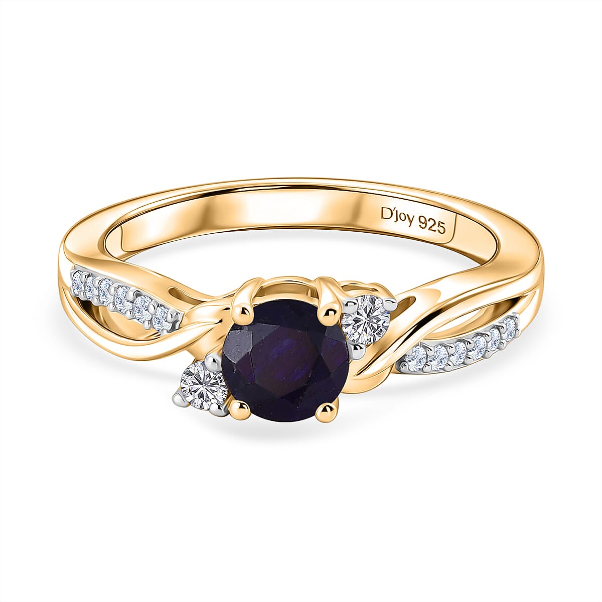 Royal Bali Collection - D'Joy Moissanite Ring in Sterling Silver
