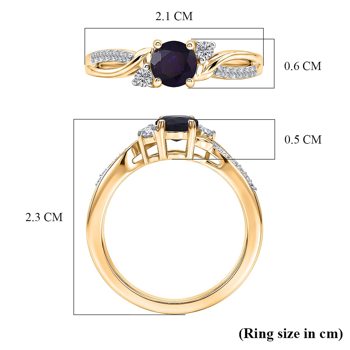 Royal Bali Collection - D'Joy Moissanite Ring in Sterling Silver