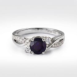 Always You Solitaire Birthstone Ring with 925 Sterling Silver