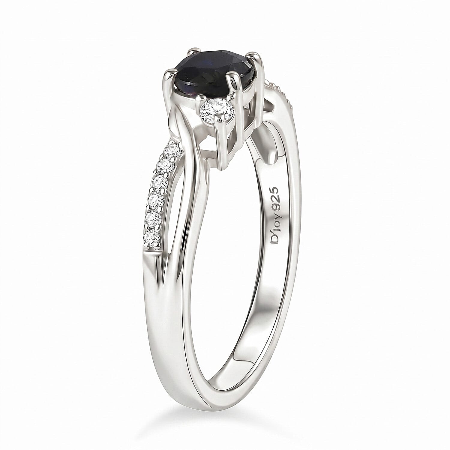 Always You Solitaire Birthstone Ring with 925 Sterling Silver