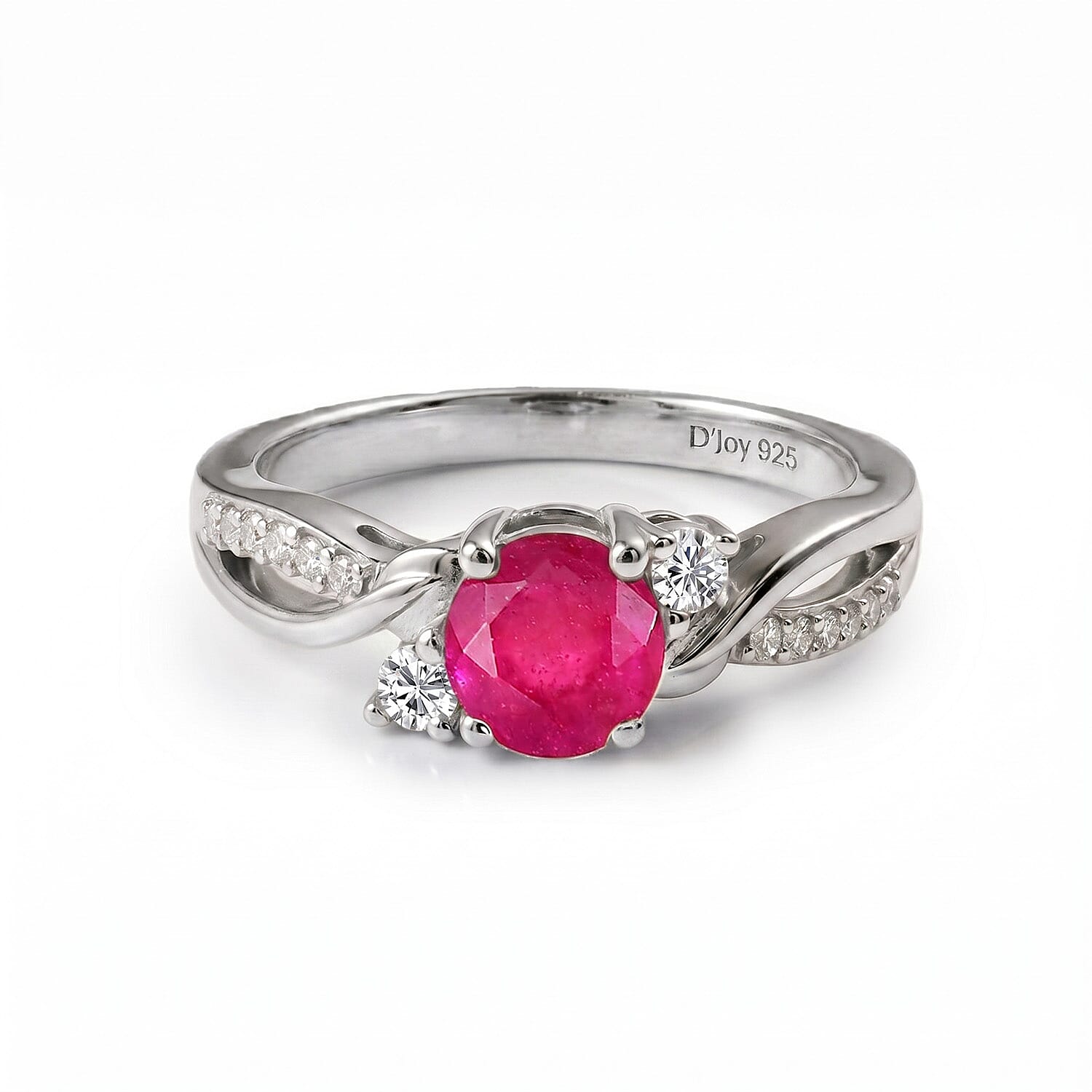 Always You Solitaire Birthstone Ring with 925 Sterling Silver