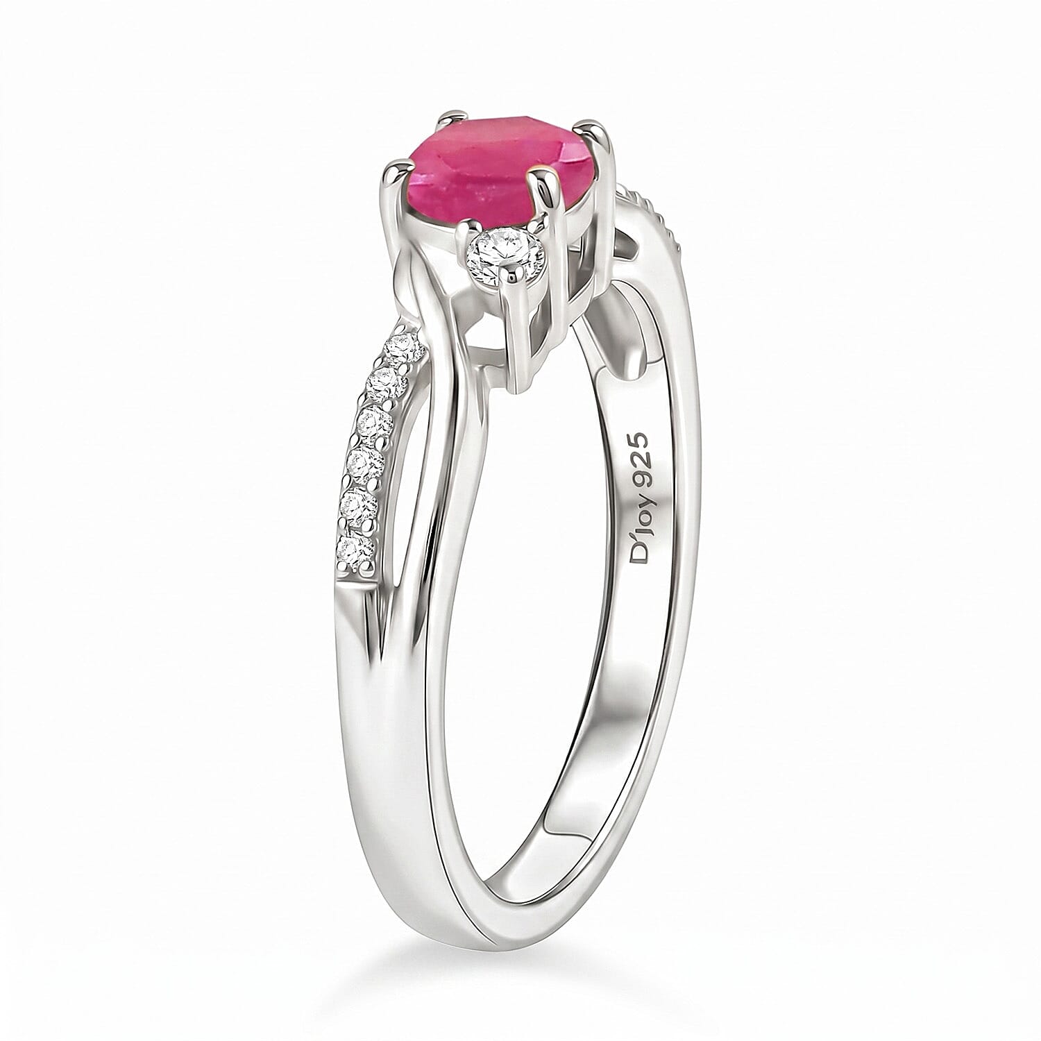 Always You Solitaire Birthstone Ring with 925 Sterling Silver