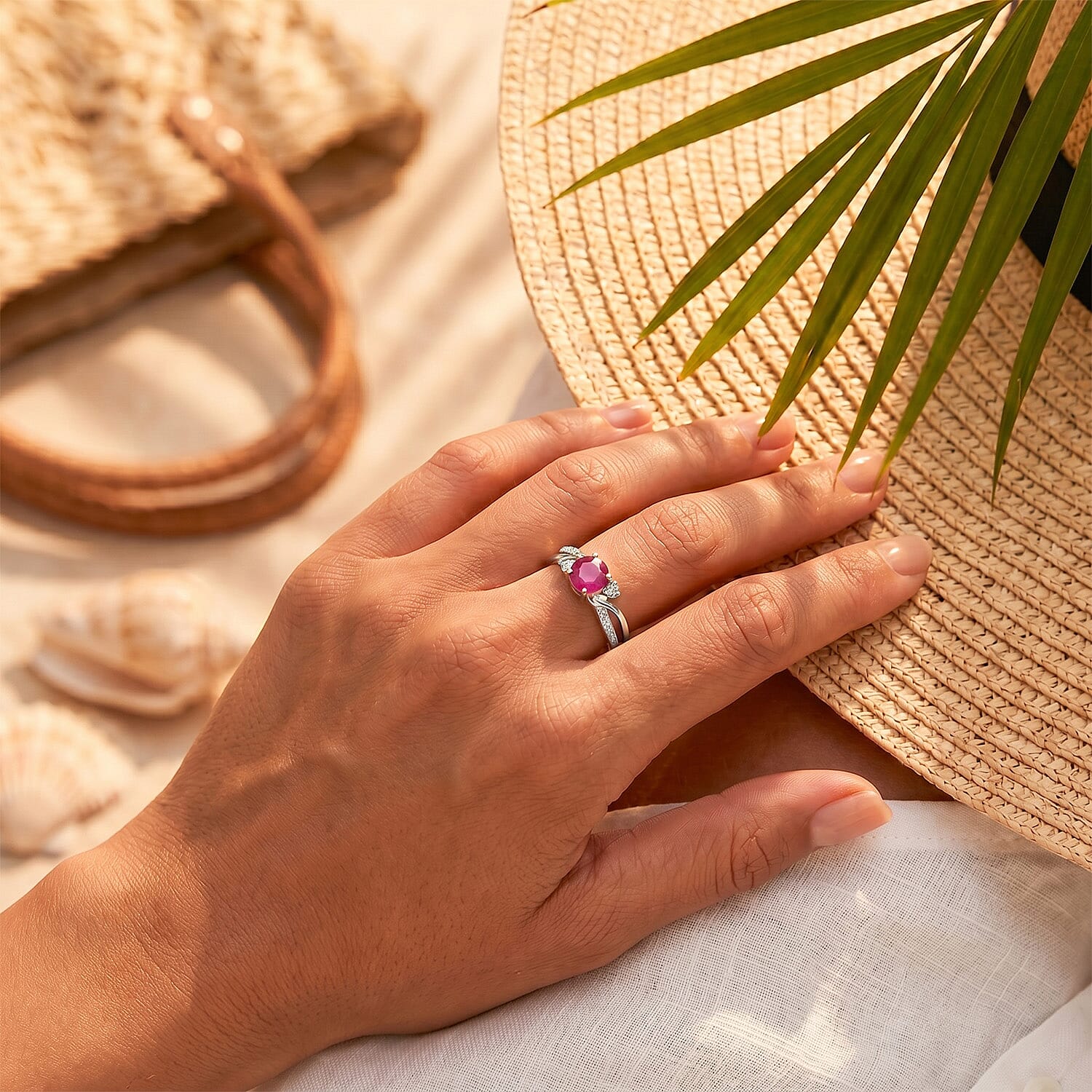 Always You Solitaire Birthstone Ring with 925 Sterling Silver