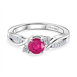 Royal Bali Collection - D'Joy Moissanite Ring in Sterling Silver