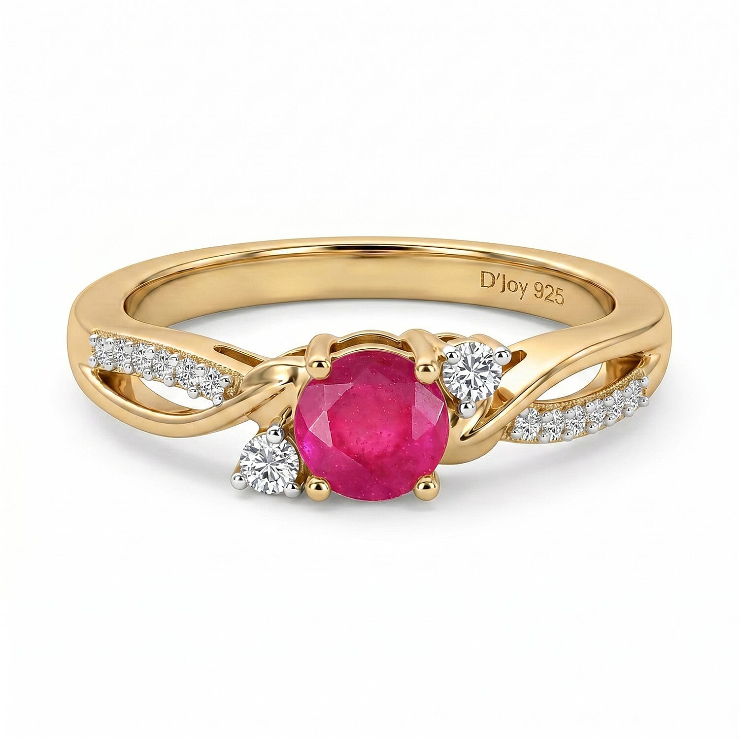Always You Solitaire Birthstone Ring with 925 Sterling Silver