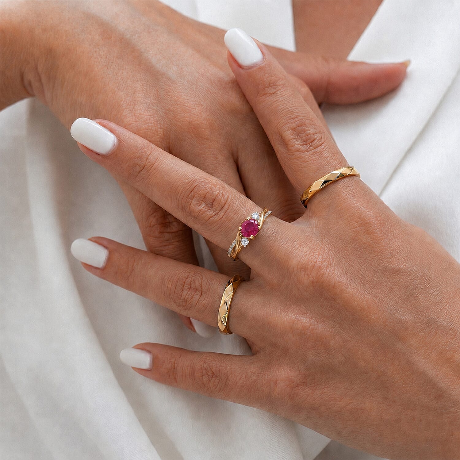 Always You Solitaire Birthstone Ring with 925 Sterling Silver