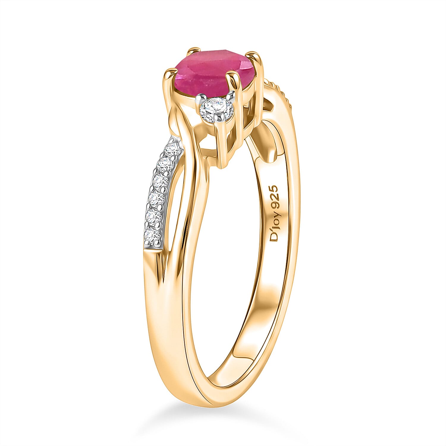 Always You Solitaire Birthstone Ring with 925 Sterling Silver