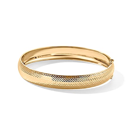 Luxoro - 9K Yellow Gold Bangle (Size - 7.5), Gold Wt. 5.66 Gms