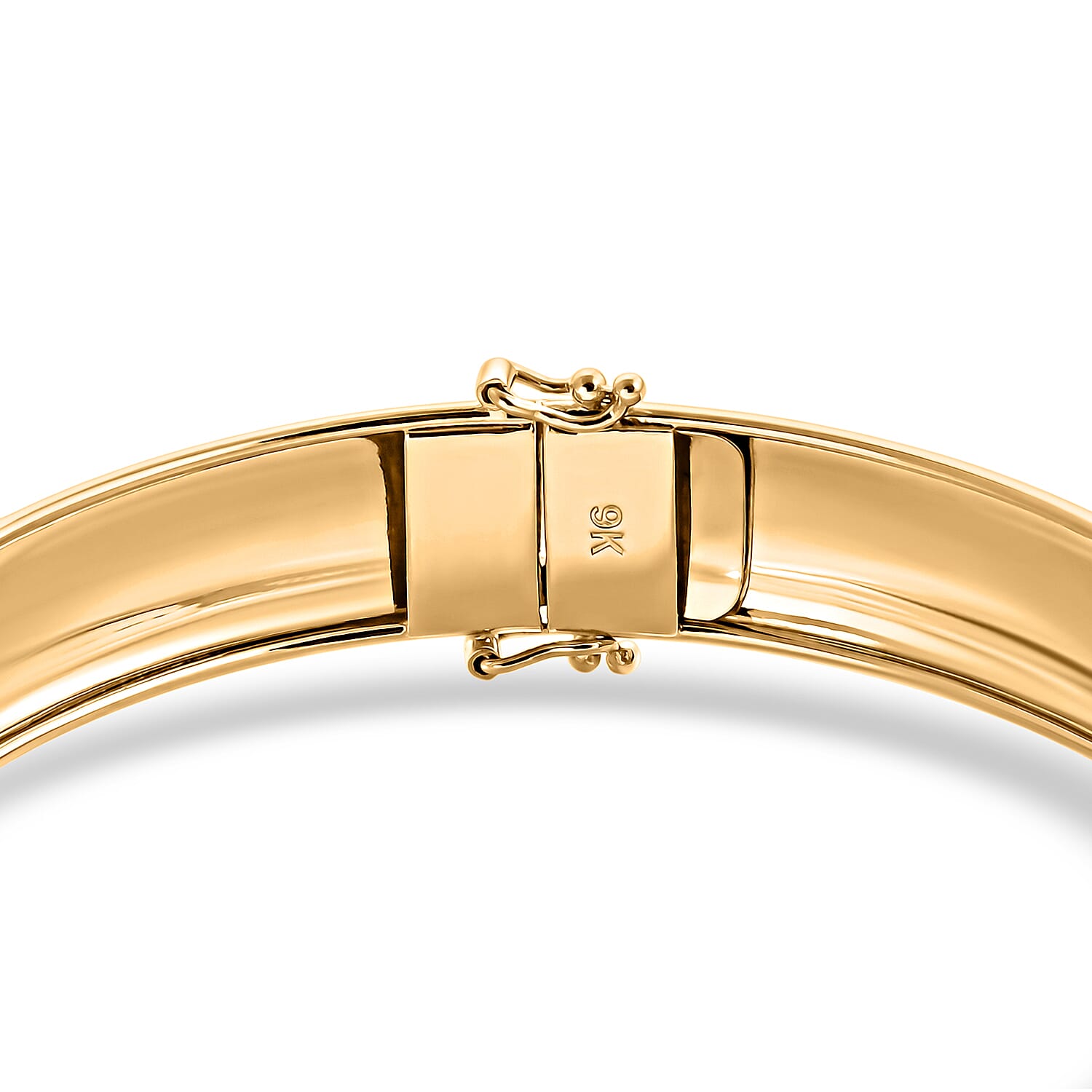 Luxoro - 9K Yellow Gold Bangle (Size - 7.5), Gold Wt. 5.66 Gms