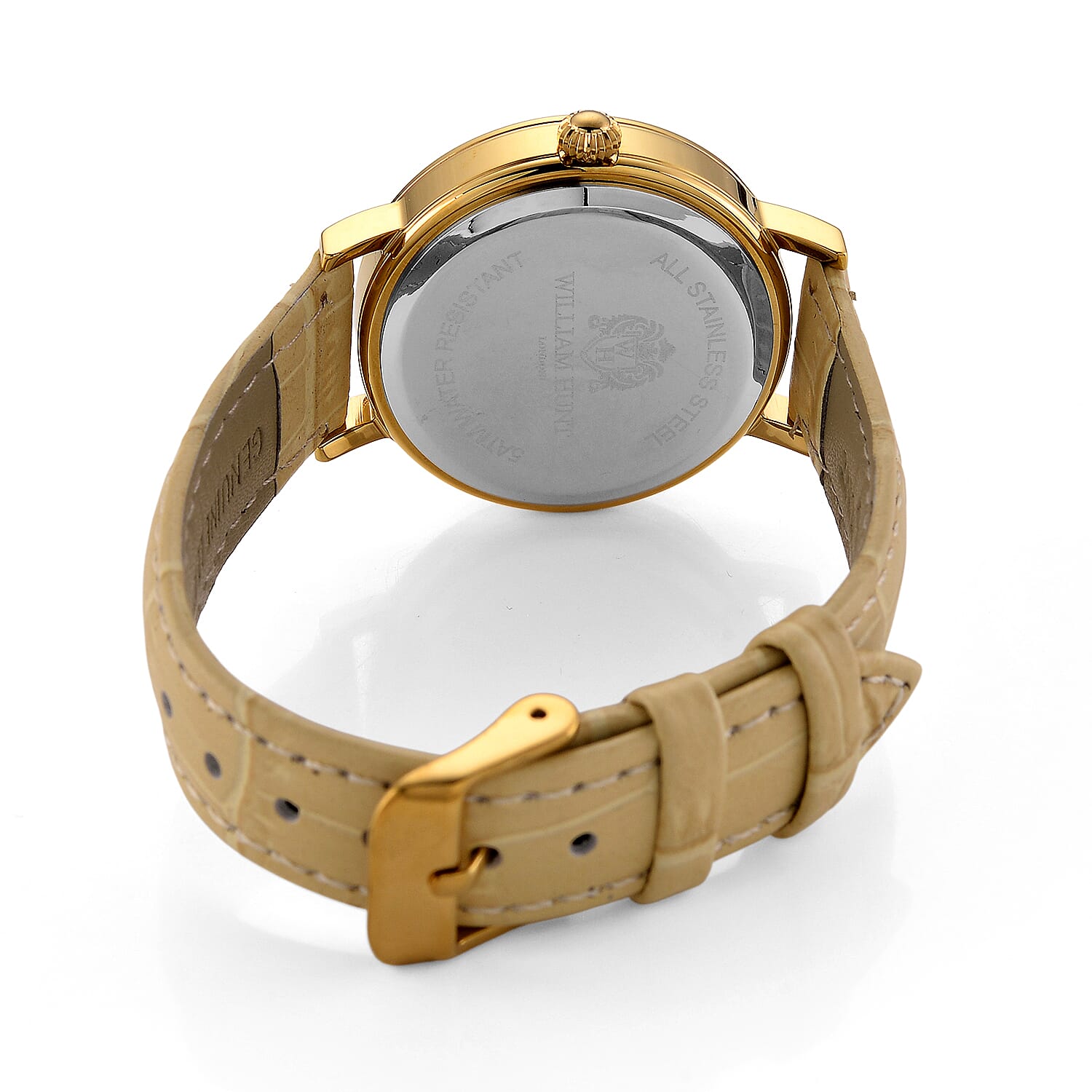 William Hunt Watch Pure White Stainless Steel Mix Metal  0.200  Ct.