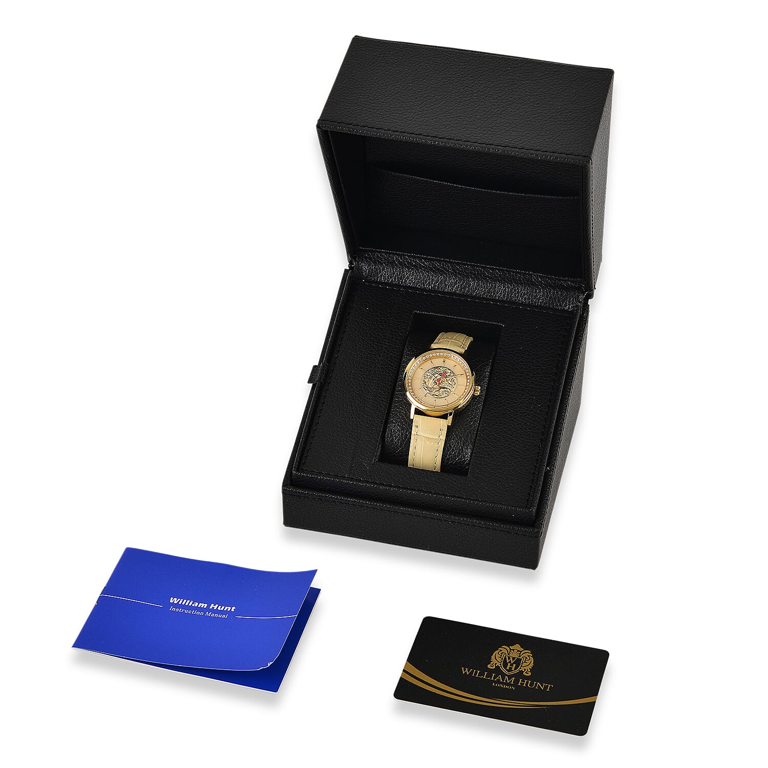 William Hunt Watch Pure White Stainless Steel Mix Metal  0.200  Ct.