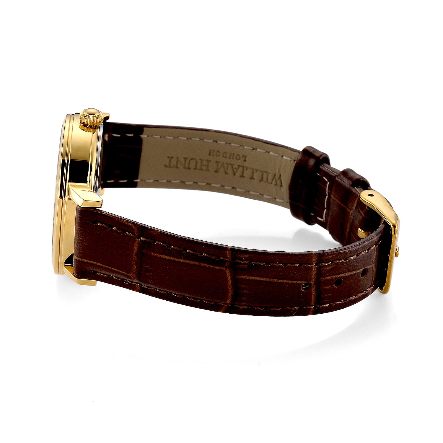 William Hunt Watch Pure White Stainless Steel Mix Metal  0.200  Ct.