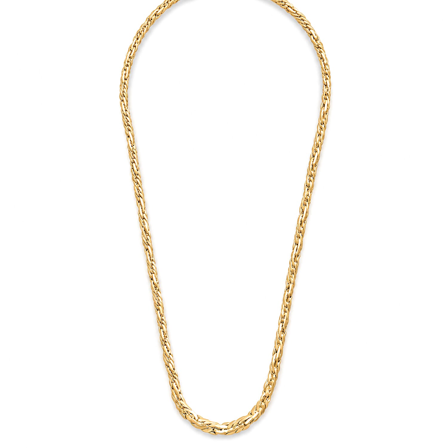 Maestro Collection - 9K Yellow Gold Necklace (Size - 20), Gold Wt 6.40 Gms