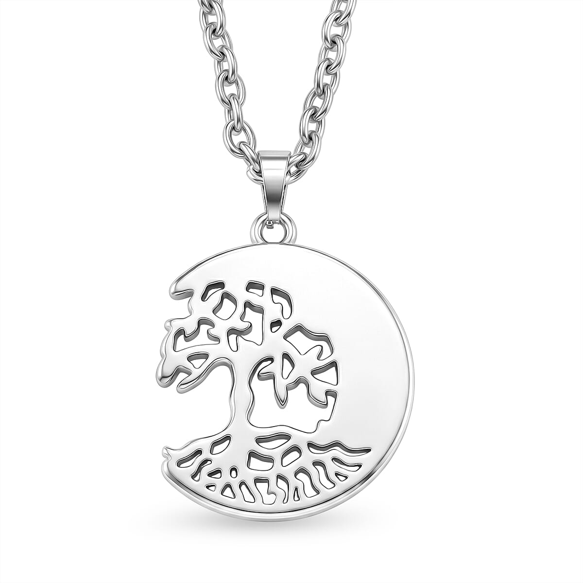 Abalone Shell Adjustable Tree of Life Necklace (Size - 20-2 Ext) 20.00 Ct.