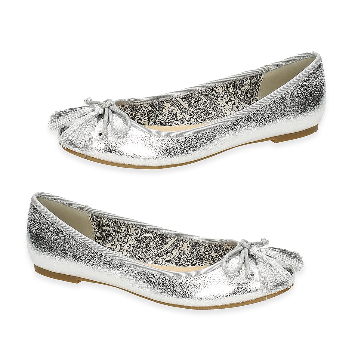 Spot On Ladies Sandal (Size - 7) - Silver