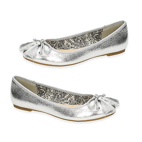 Spot On Ladies Sandal (Size - 7) - Silver