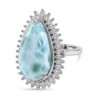 https://tjcuk.sirv.com/Products/85/9/8591539/D-Joy-Larimar-Moissanite-Halo-Ring-in-Rhodium-Overlay-Sterling-Silver-_8591539.jpg?w=342&h=342