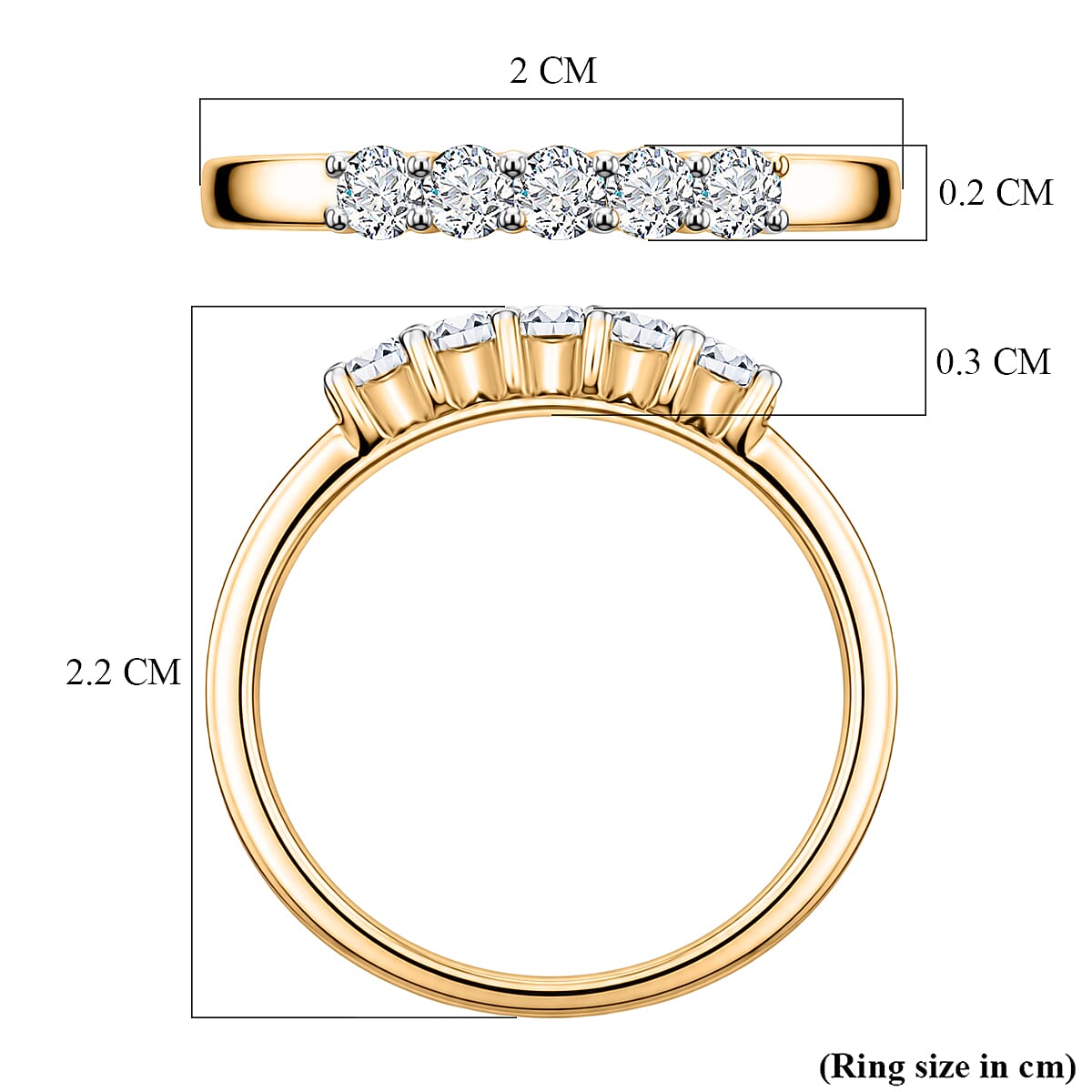 Luxuriant - Lab Grown Diamond (SI/G-H) Band Ring