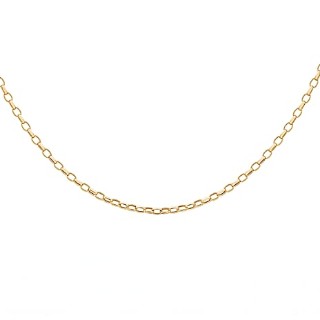 9K Yellow Gold Belcher Chain (Size - 30) with Lobster Clasp, Gold Wt. 3.40 Gms