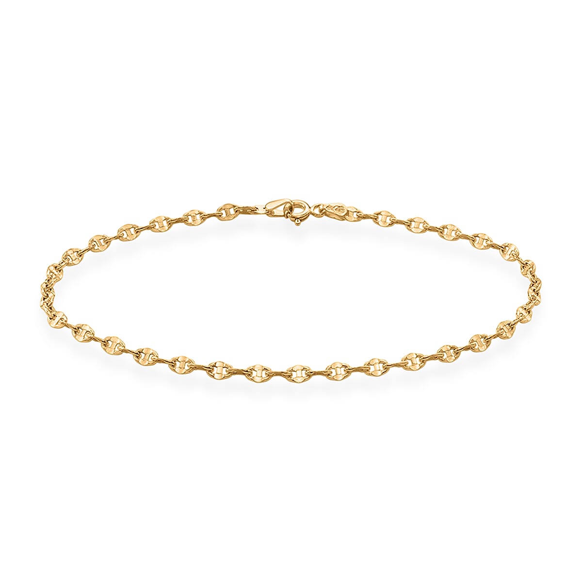 9K Yellow Gold Chain (Size - 9) with Spring Ring Clasp