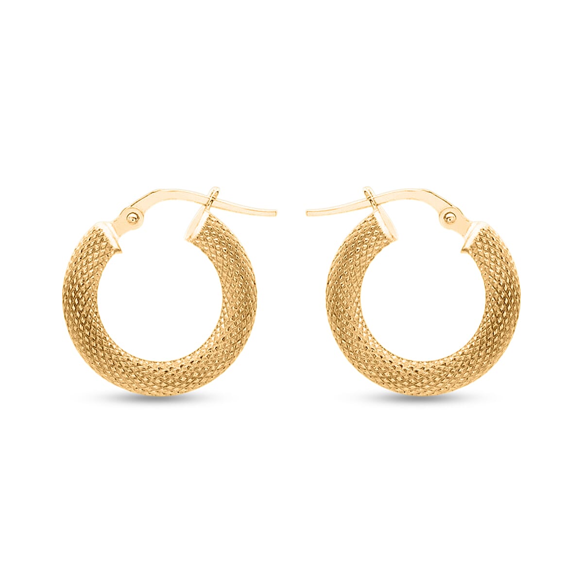 9K Yellow Gold Earring with Clasp