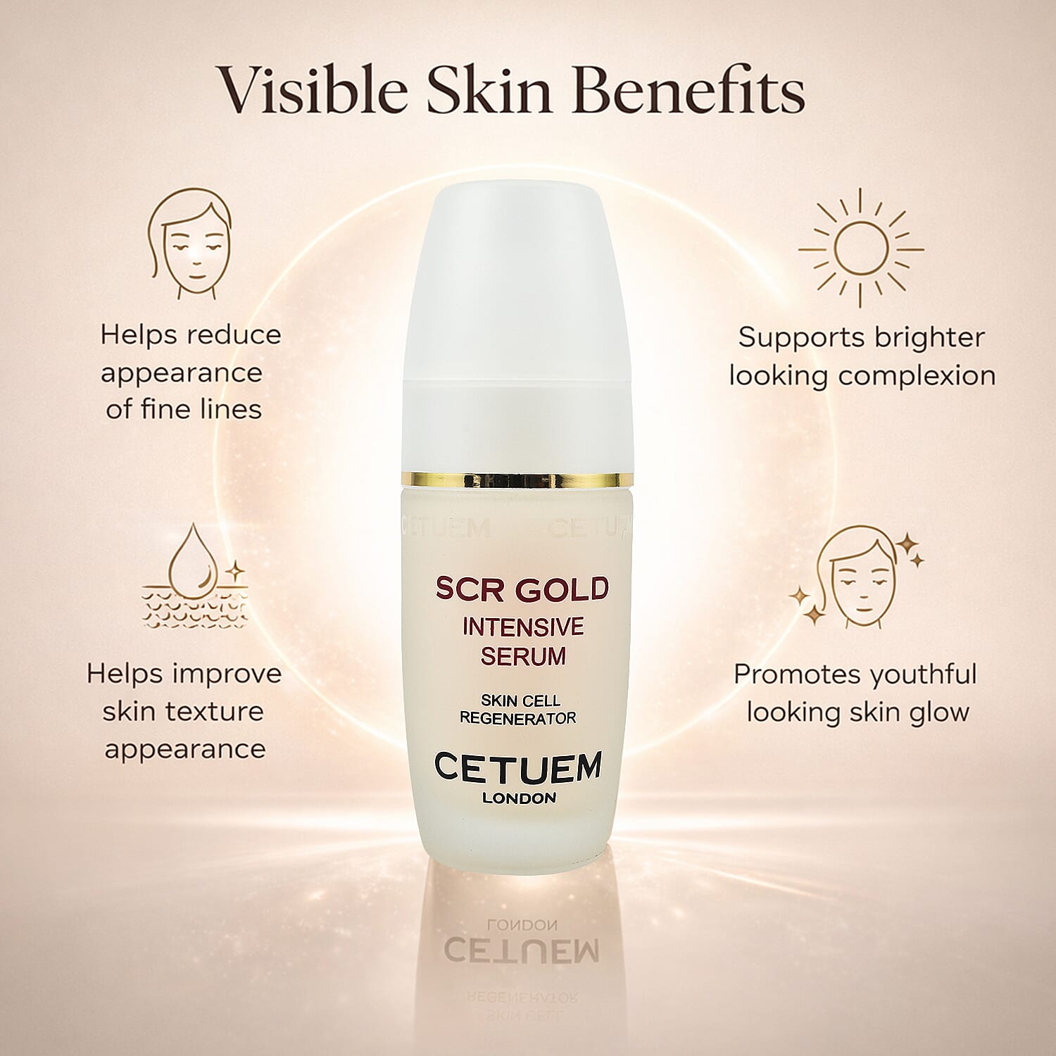 Cetuem Duo Bundle - Incl. Golden Glow (50ml) & Intensive Serum (50ml)