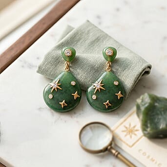 https://tjcuk.sirv.com/Products/85/9/8595865/D-Joy-Green-Jade-White-Cubic-Zirconia-Earring-with-Push-Back-in-Rhodiu_8595865_2.jpg?w=342&h=342