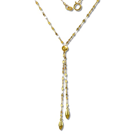 Maestro Collection - 9K Yellow Gold Necklace (Size - 20) with Spring Ring Clasp