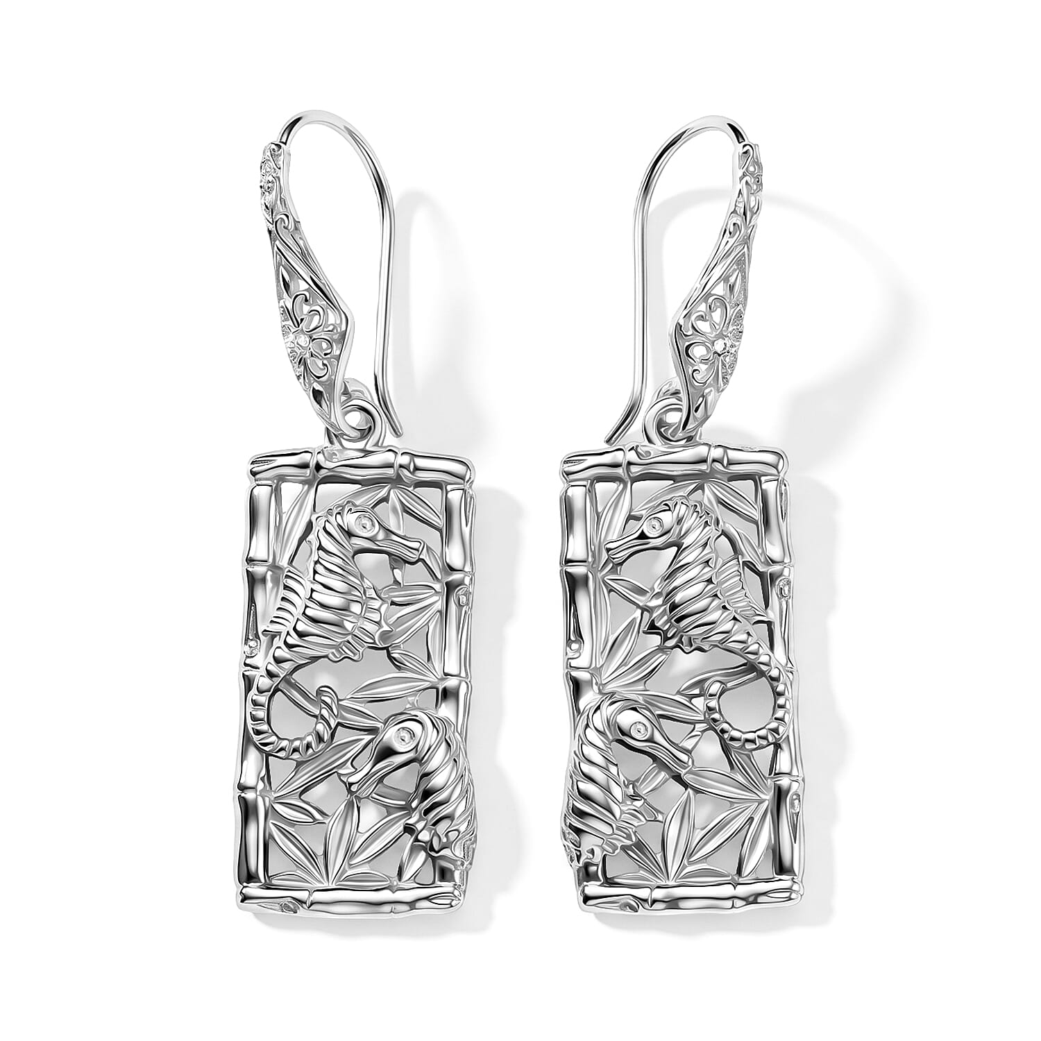 Royal Bali Collection - D'Joy Sterling Silver Seahorse Earring with Hook