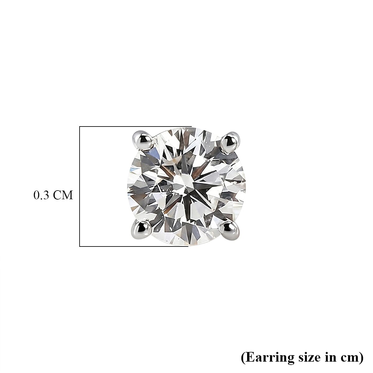 Luxuriant - 14K Yellow Gold SGL Certified Lab Grown Diamond (SI-G-H) Solitaire Stud Push Post Earring 0.25 Ct.
