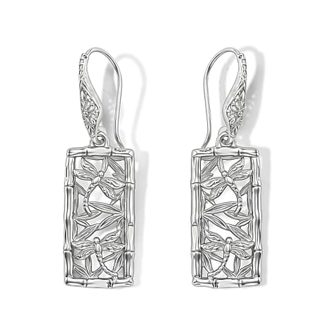 Royal Bali Collection - D'Joy Sterling Silver Dragonfly Earring with Hook