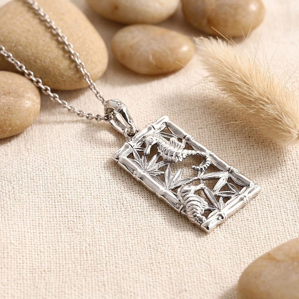 Royal Bali Collection - D'Joy Sterling Silver Seahorse Pendant